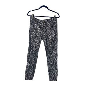 Max & Co SZ 8 black and white abstract pants